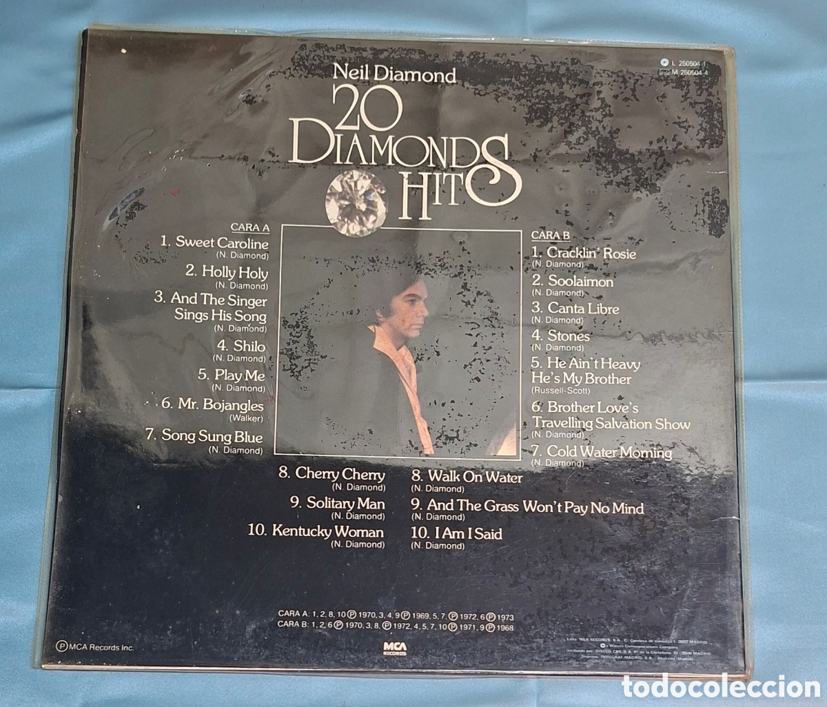 Discos de vinilo: Neil Diamond - 20 Diamonds Hits (1970) - Foto 2