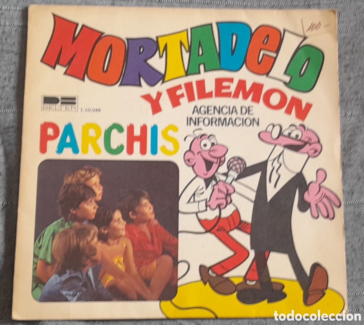 Discos de vinilo: PARCHIS - MORTADELO Y FILEM&Oacute;N AGENCIA DE INFORMACI&Oacute;N + 1 - BELTER 1979 - VINILO AZUL