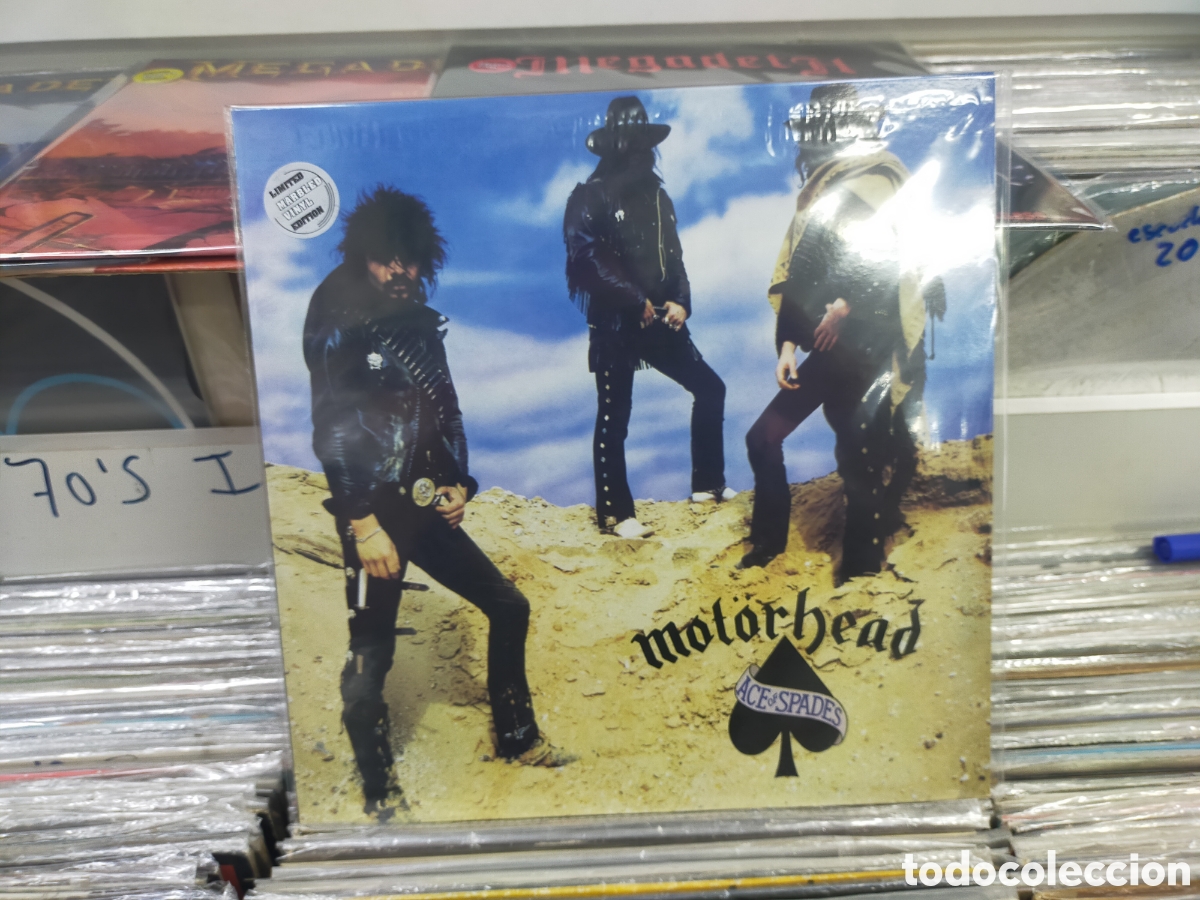 Discos de vinilo: Motorhead LP ACE of spades precintado vinilo de color