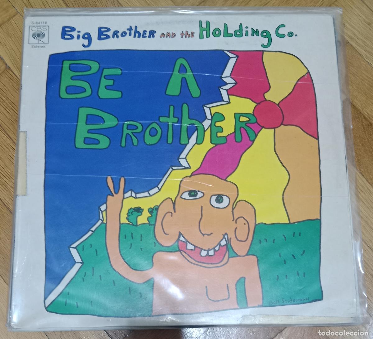 Discos de vinilo: Big Brother And The Holding Co. &lrm;&ndash; Be A Brother Lp Espa&ntilde;a 1971