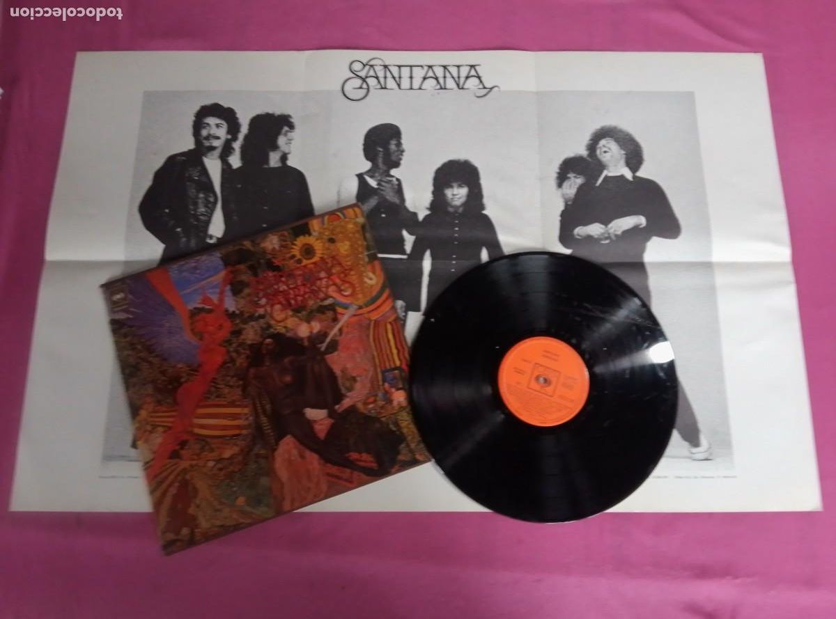 Discos de vinilo: SANTANA ABRAXAS 1970 LP L31 3
