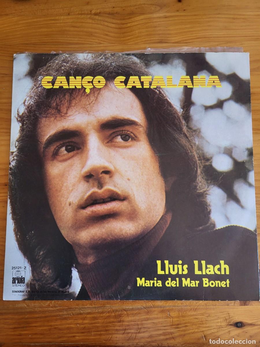 Discos de vinilo: CAN&Ccedil;O CATALANA. LLUIS LLACH, M&ordf; DEL MAR BONET