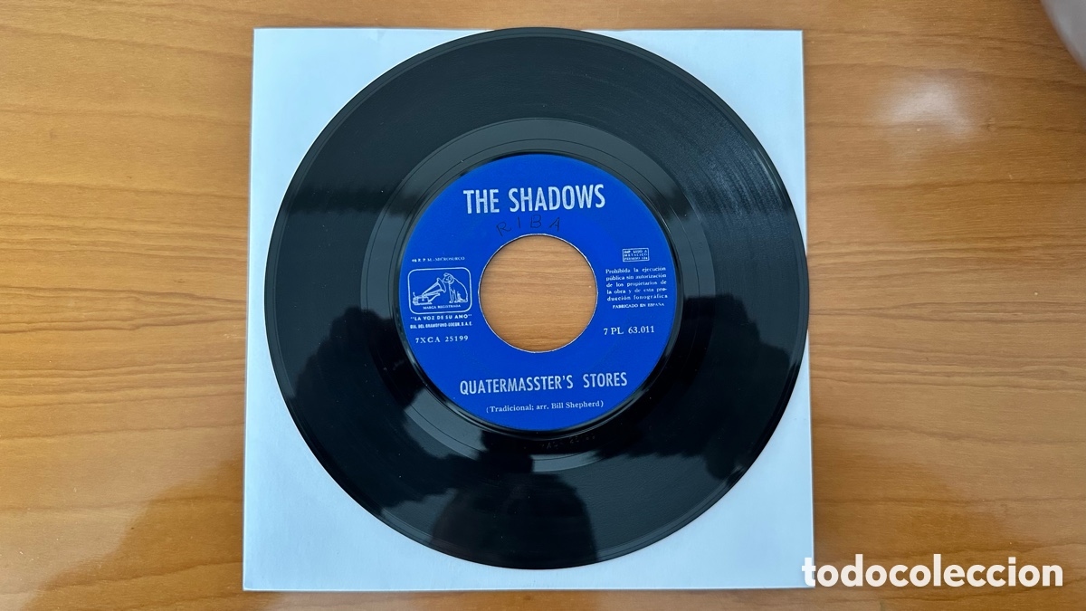 Discos de vinilo: The Shadows sg Apache. Spain - Foto 2