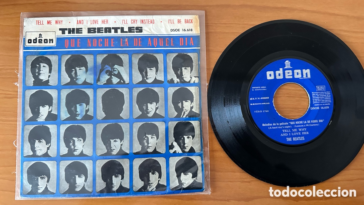 Discos de vinilo: Beatles Sg Tell me why. Spain