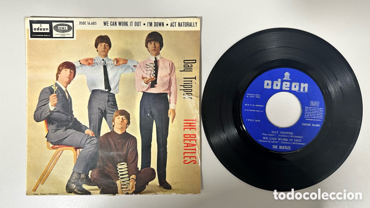 Discos de vinilo: Darles ep I feel fine + 3 Spain