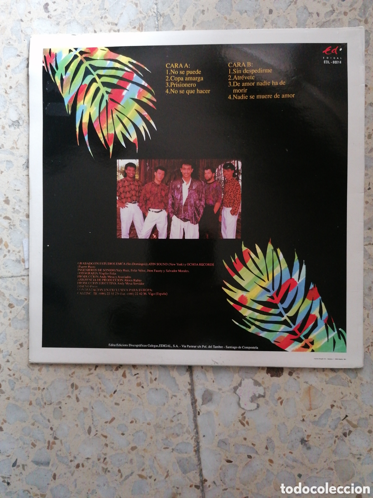 Discos de vinilo: CARIBE BAND LP ESPA&Ntilde;OL 1991 - Foto 2