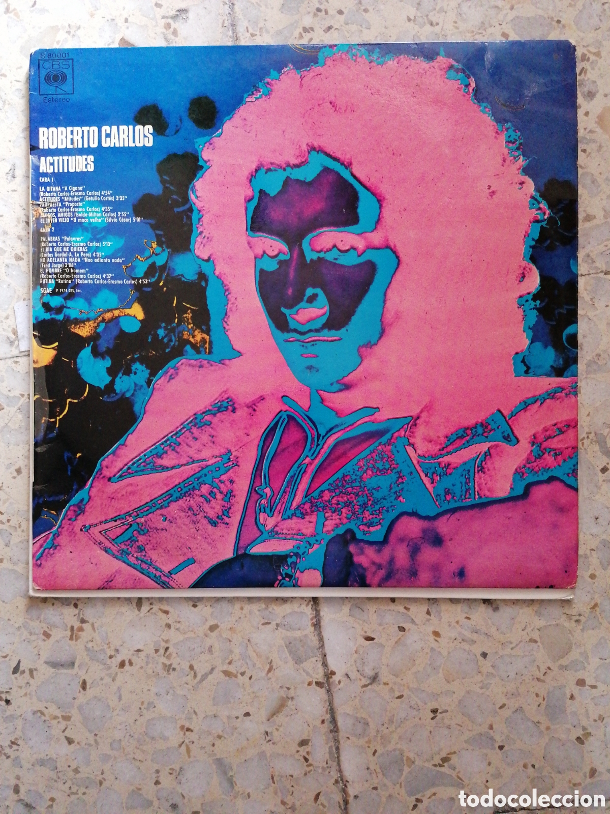 Discos de vinilo: ROBERTO CARLOS ACTITUDES LP ESPA&Ntilde;OL 1974