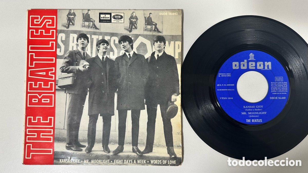Discos de vinilo: Beatles ep Kansas City. Spain