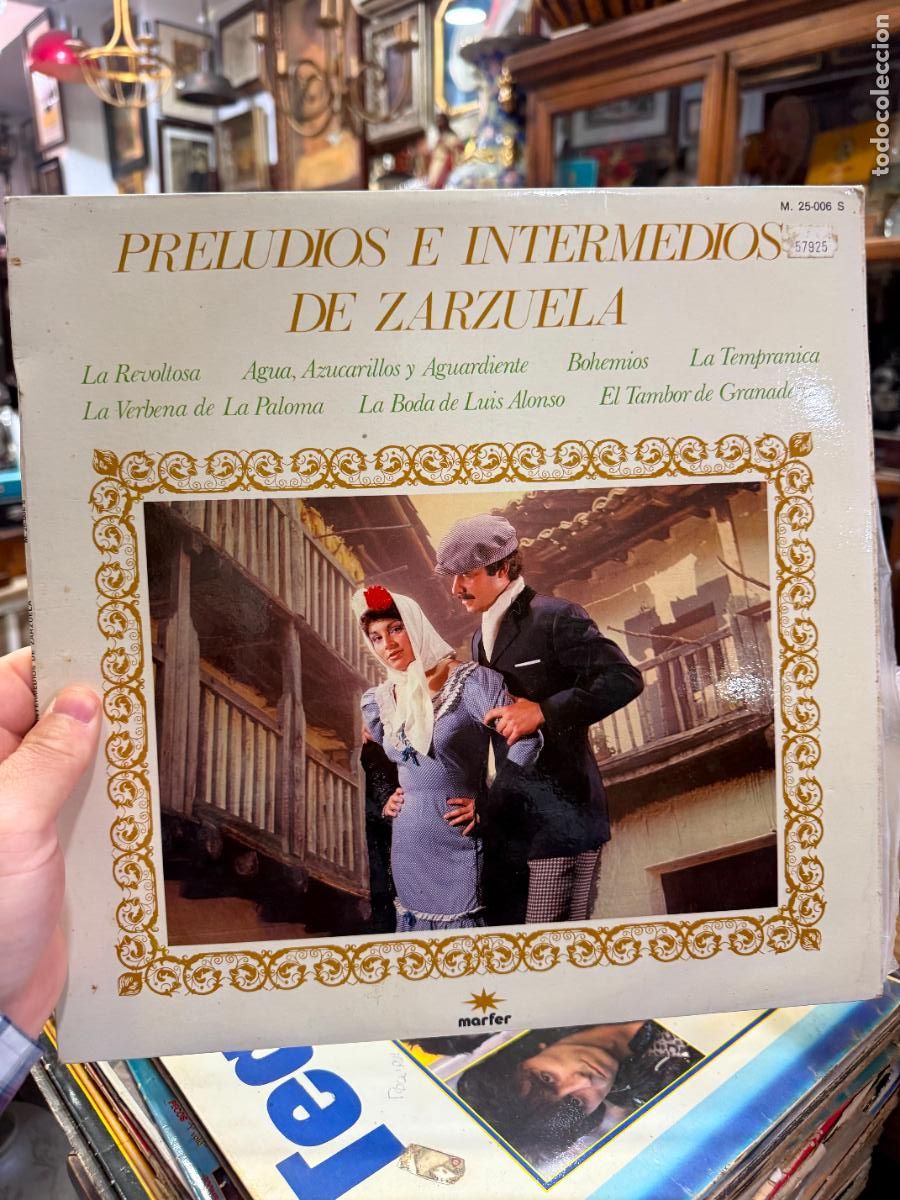 Discos de vinilo: LP PRELUDIOS E INTERMEDIOS DE ZARZUELA