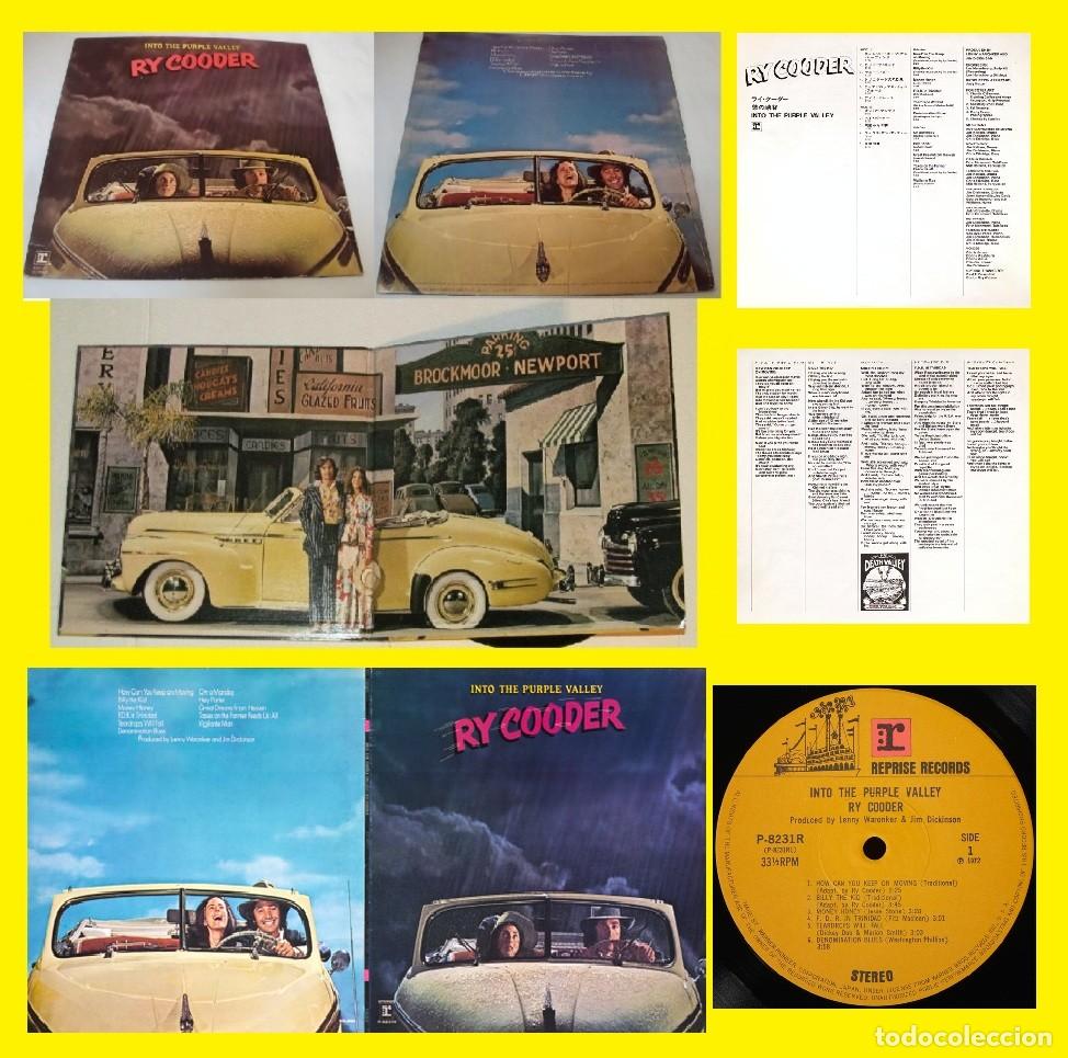 Discos de vinilo: RY COODER / into the purple valley 1972 !! lujosa 1&ordf; EDIC ORIG USA, !!!!!!!!! todo EXC