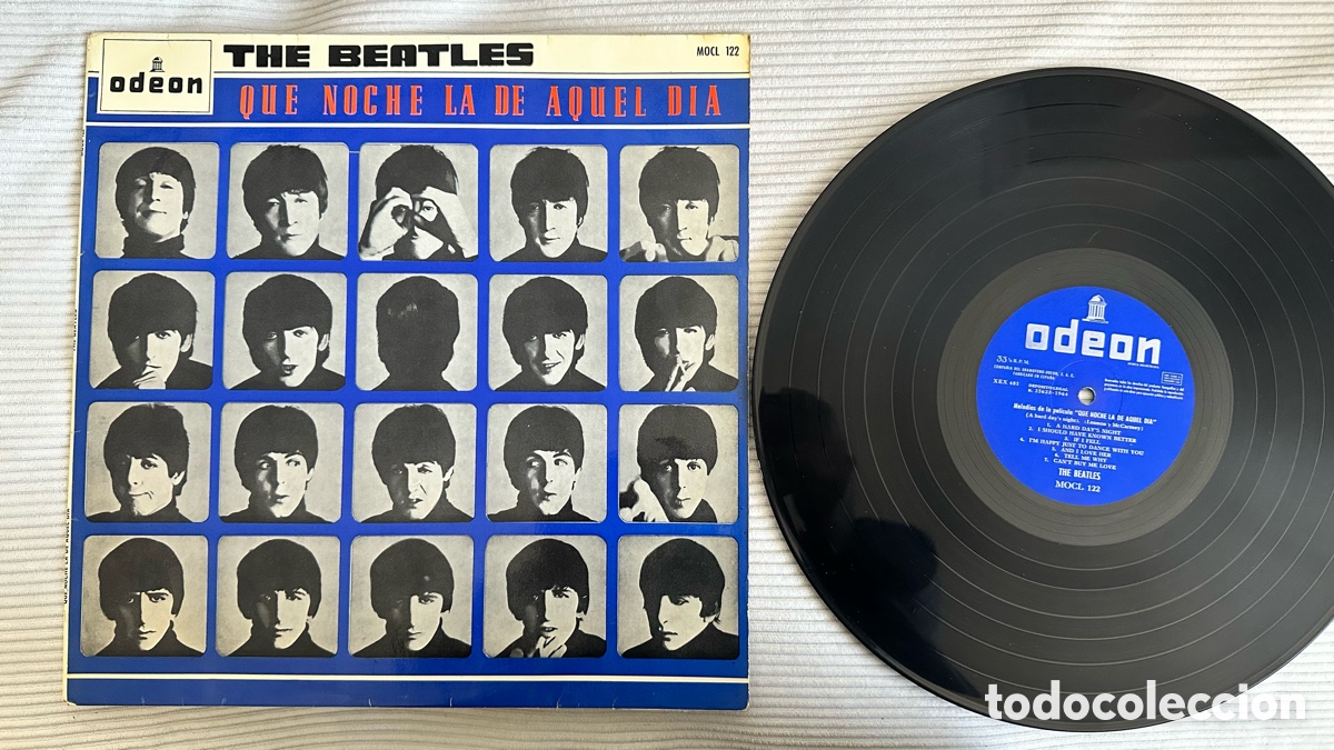 Discos de vinilo: Beatles Lp Que noche la de aquel d&iacute;a Rara edici&oacute;n espa&ntilde;ola
