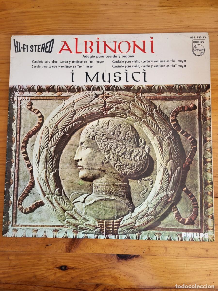 Discos de vinilo: TOMASSO ALBINONI. I MUSICI ADAGIO PARA CUERDA Y &Oacute;RGANO