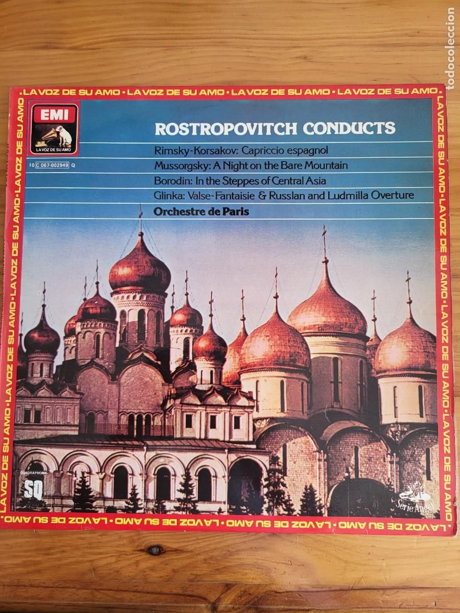 Discos de vinilo: ROSTROPOVTCH CONDUCTS