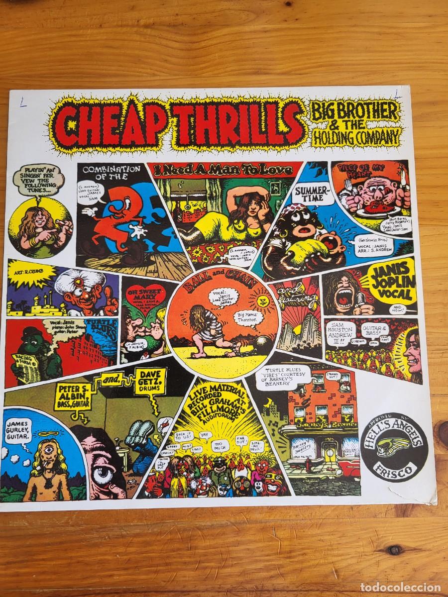 Discos de vinilo: CHEAP THRILLS BIG BROTHER & THE HOLDING COMPANY