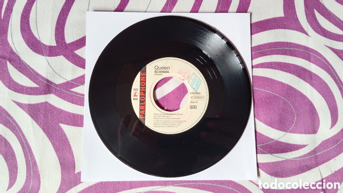 Discos de vinilo: Queen &ndash; Scandal 7&rdquo; Single - Foto 2