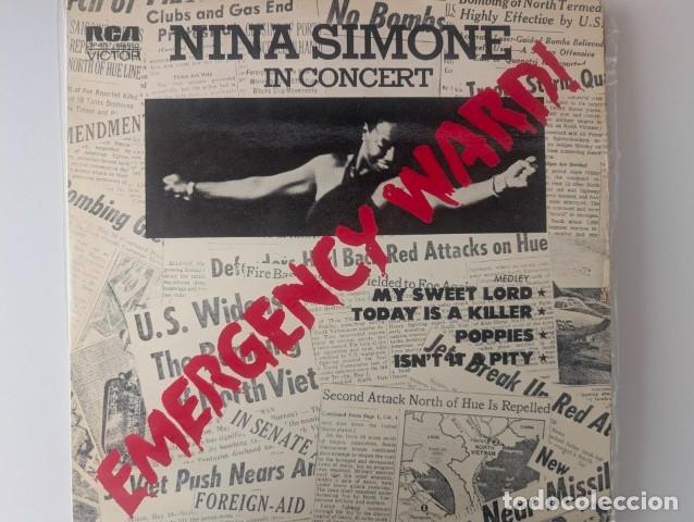 Discos de vinilo: L1277 NINA SIMONE IN CONCERT - EMERGENCY WARD ! - POCO FRECUENTE - BUEN ESTADO - LP VINILO