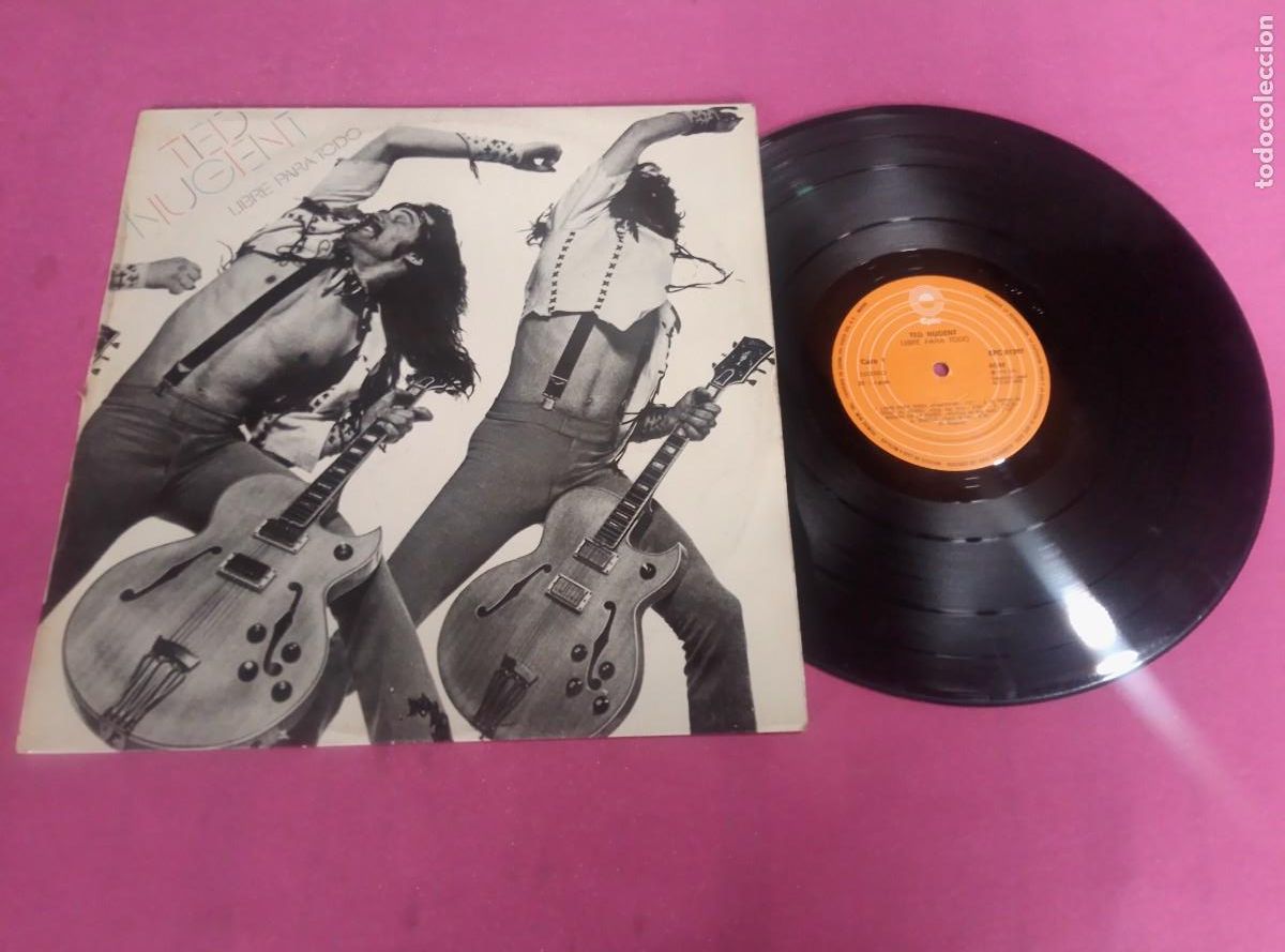 Discos de vinilo: TED NUGENT LIBRE PARA TODO 1976 LP L31 3