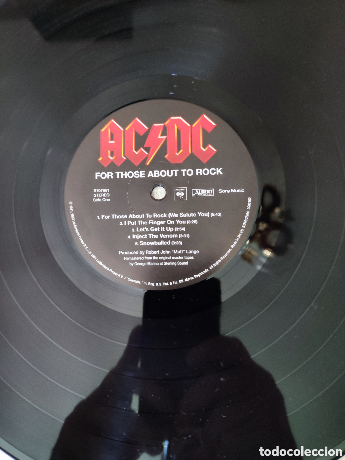 Discos de vinilo: AC/DC - FOR THOSE ABOUT TO ROCK... - Foto 6