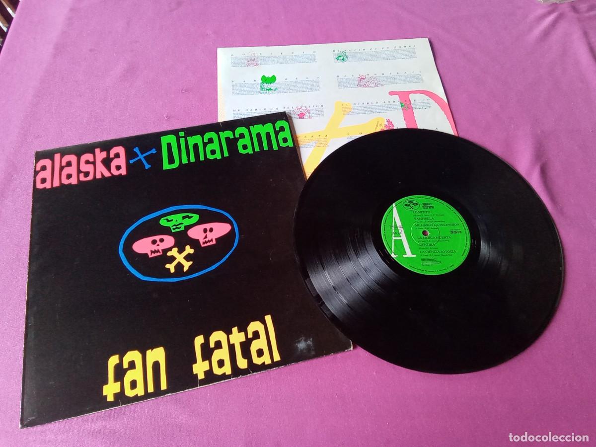 Discos de vinilo: ALASKA DINARAMA FAN FATAL EL DIABLO ANDA SUELTO 1988 LP L31 3