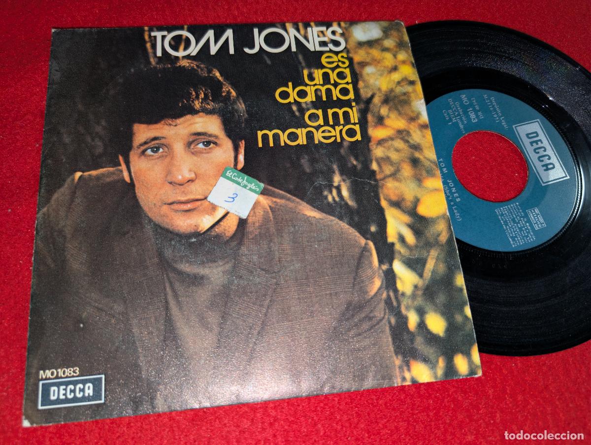 Discos de vinilo: TOM JONES She's a lady/My way 7'' SINGLE 1971 Decca ESPA&Ntilde;A SPAIN