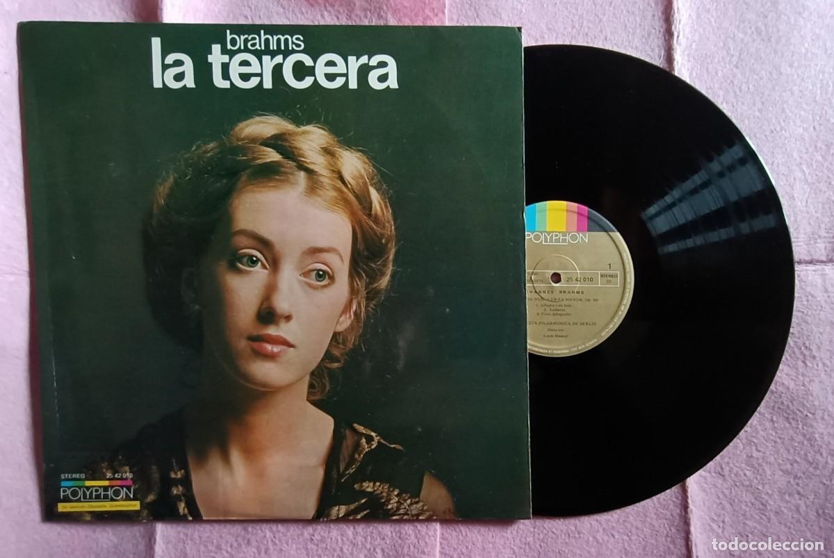 Discos de vinilo: LP BRAHMS - La Tercera - Lorin Maazel - POLYPHON 25 42 010 - SPAIN (EX/EX)