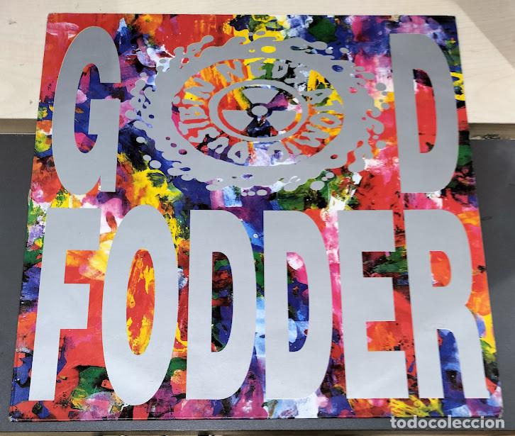 Discos de vinilo: Ned's Atomic Dustbin - God Fodder - LP Furtive ref. 468112 1. Ed. espa&ntilde;ola 1991.