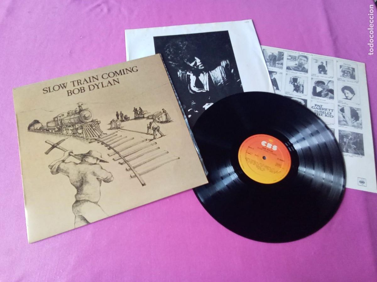 Discos de vinilo: BOB DYLAN SLOW TRAIN COMING CON ENCARTE 1979 LP L31 3