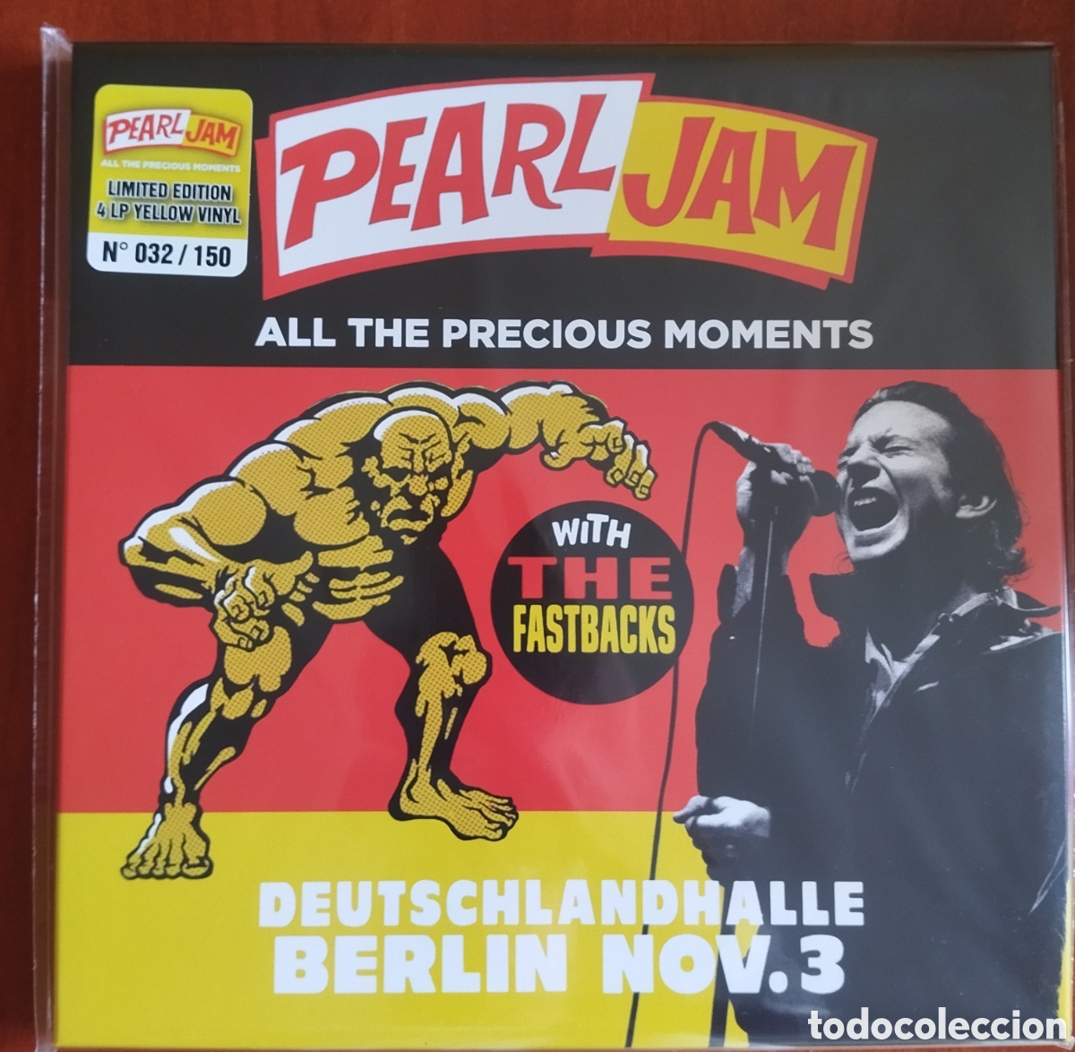 Discos de vinilo: Pearl Jam - Box 4LP yellow vinyl limited edition
