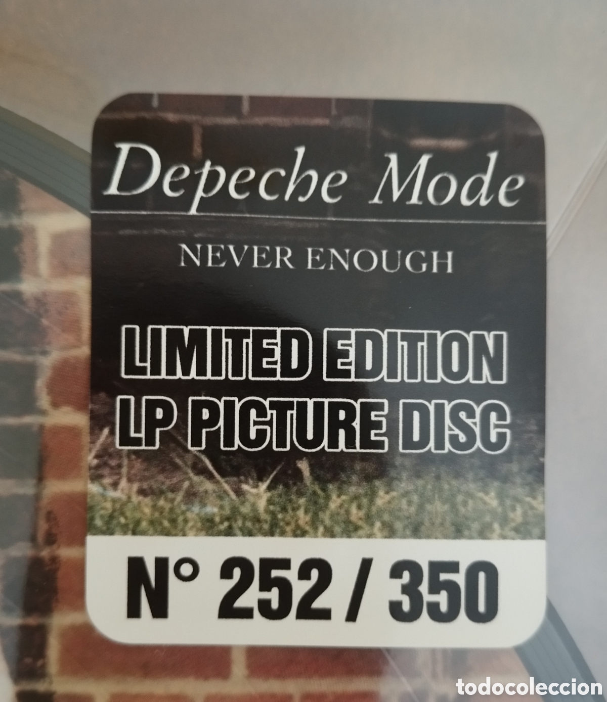 Discos de vinilo: Depeche Mode - Never Enough - picture disc - Foto 2
