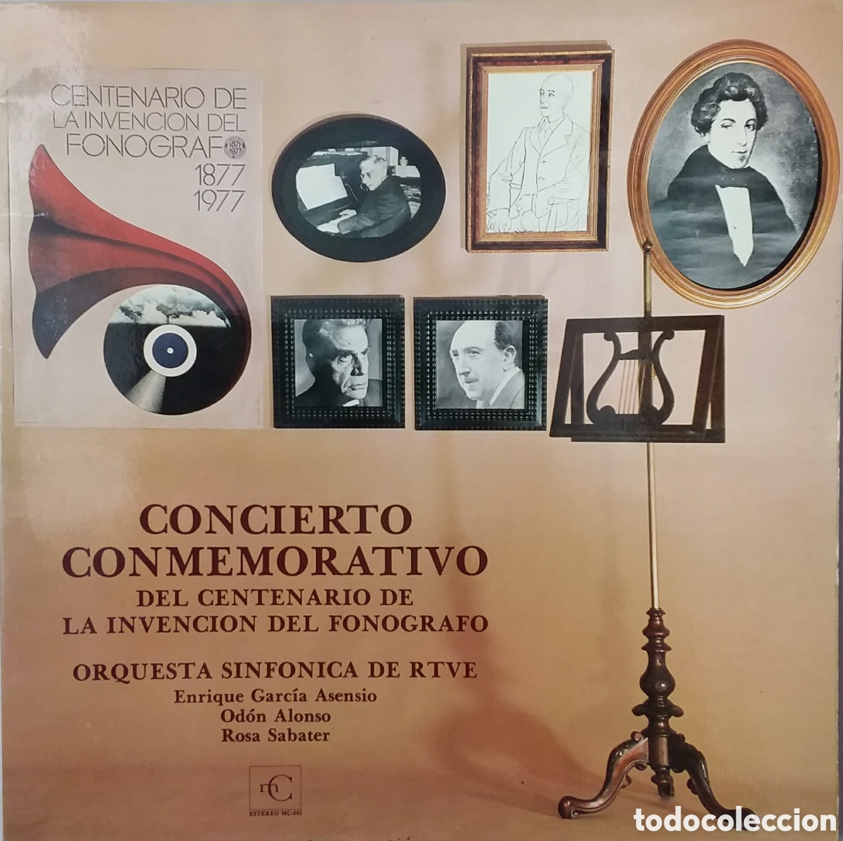 Discos de vinilo: CONCIERTO CENTENARIO DEL FONOGRAFO//ORQUESTA SINF&Oacute;NICA DE RTVE//1978//LP//MEC