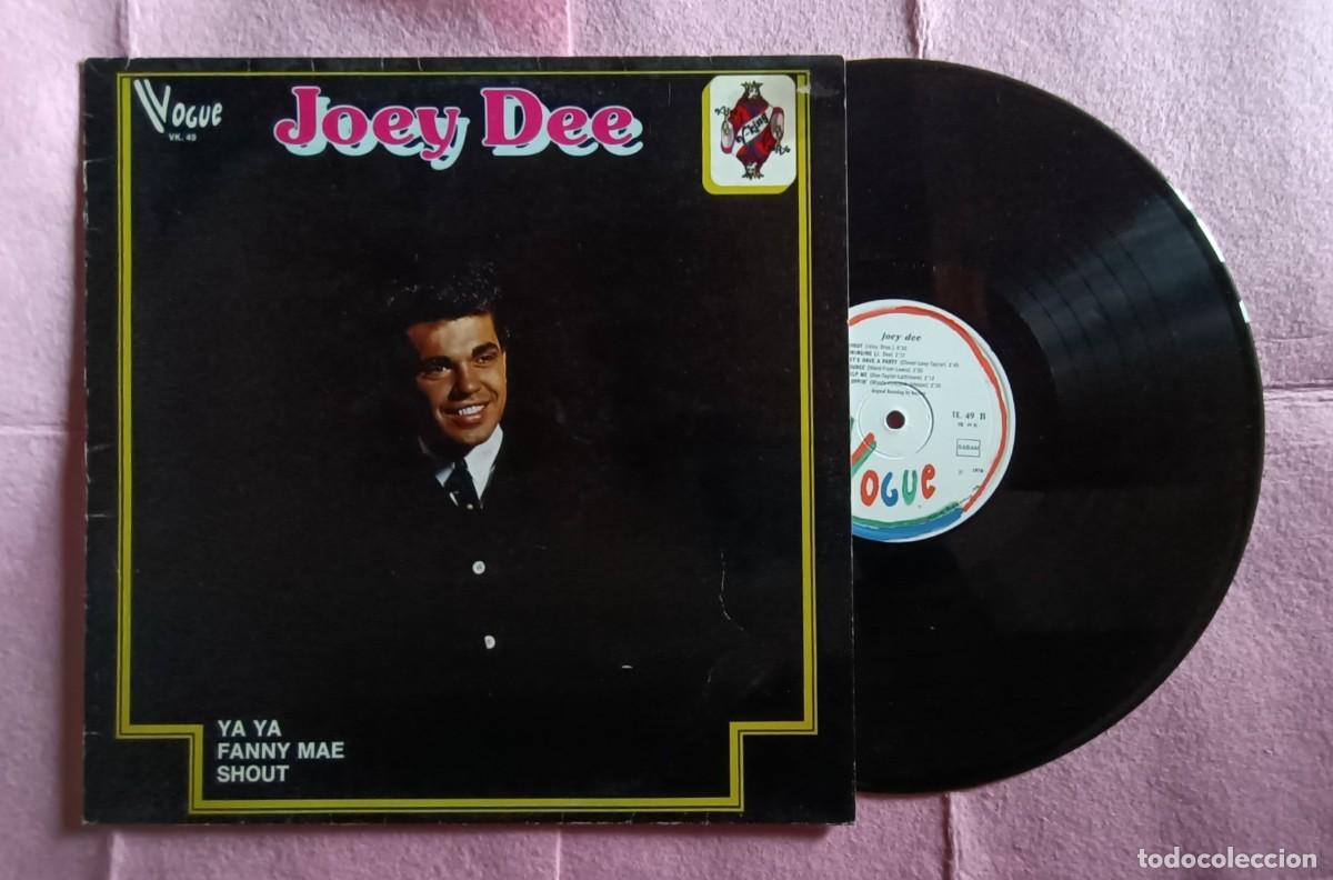 Discos de vinilo: LP JOEY DEE &ndash; Ya Ya / Shout / Swinging / Dance Of Love - Vogue VK 49 - BELGIUM - 1976 (VG+/VG+)