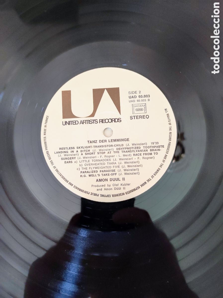 Discos de vinilo: AMON DUUL II - TANZ DER LEMMINGE - Foto 5