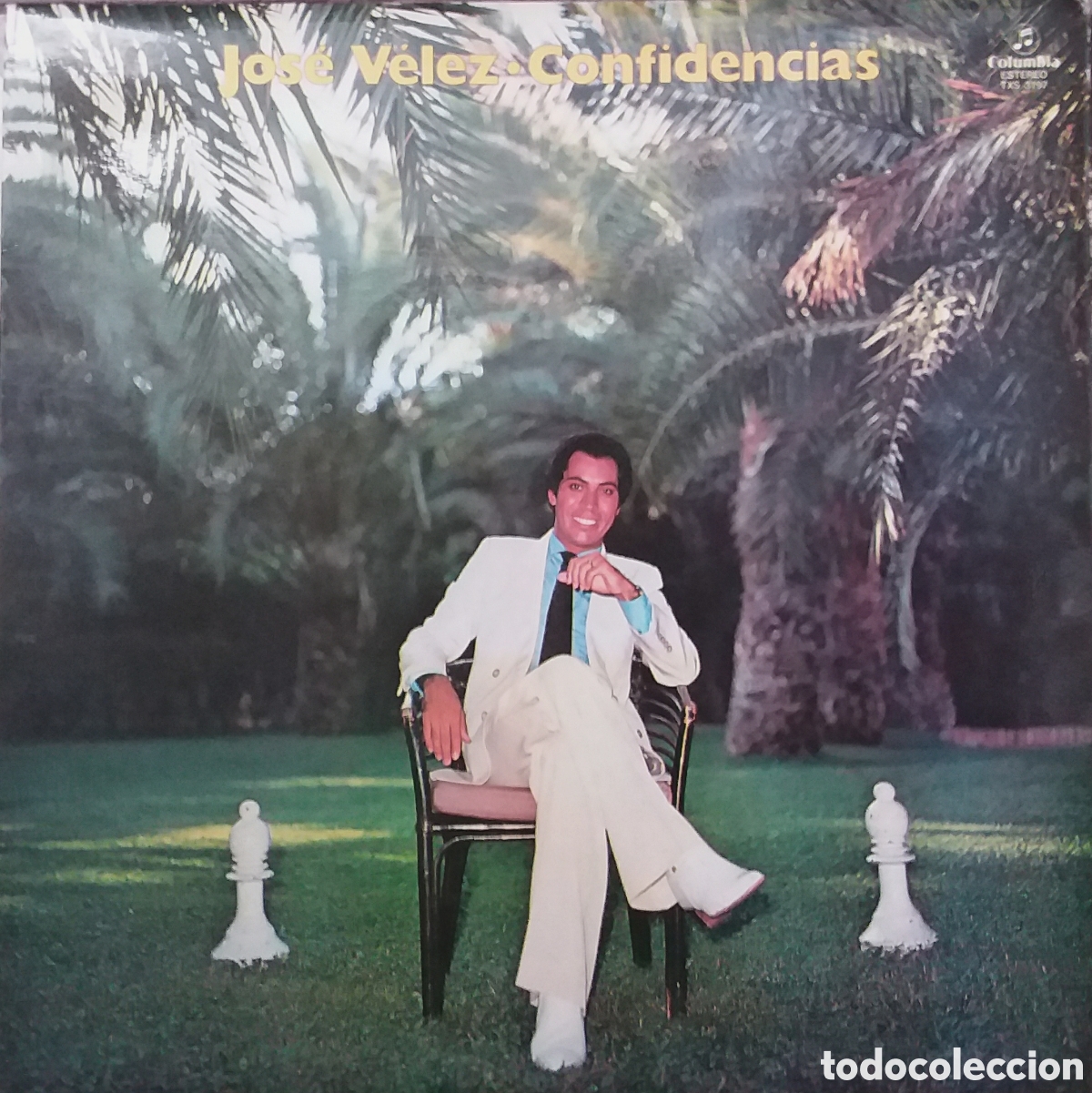 Discos de vinilo: JOS&Eacute; V&Eacute;LEZ//CONFIDENCIAS//1980//LP//COLUMBIA
