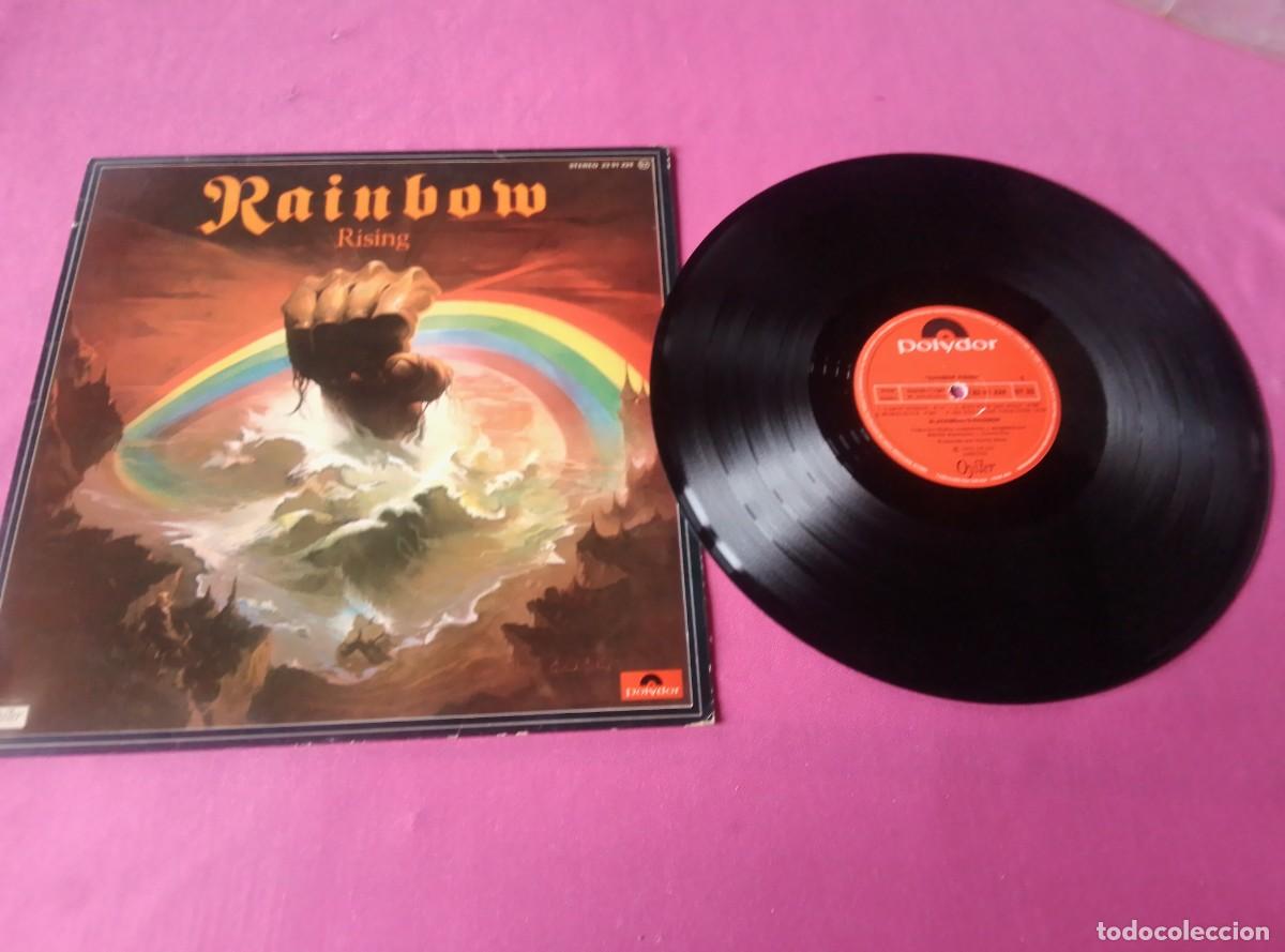 Discos de vinilo: RAINBOW RISING BLACK MORE 1976 LP L31 3