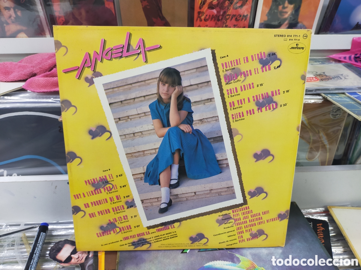 Discos de vinilo: &Aacute;ngela LP 1983 en buen estado - Foto 2