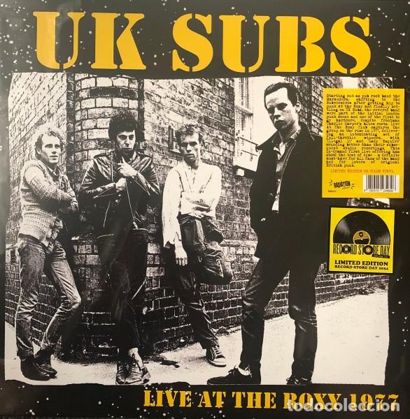 Discos de vinilo: UK Subs &ndash; Live At The Roxy 1977 lp