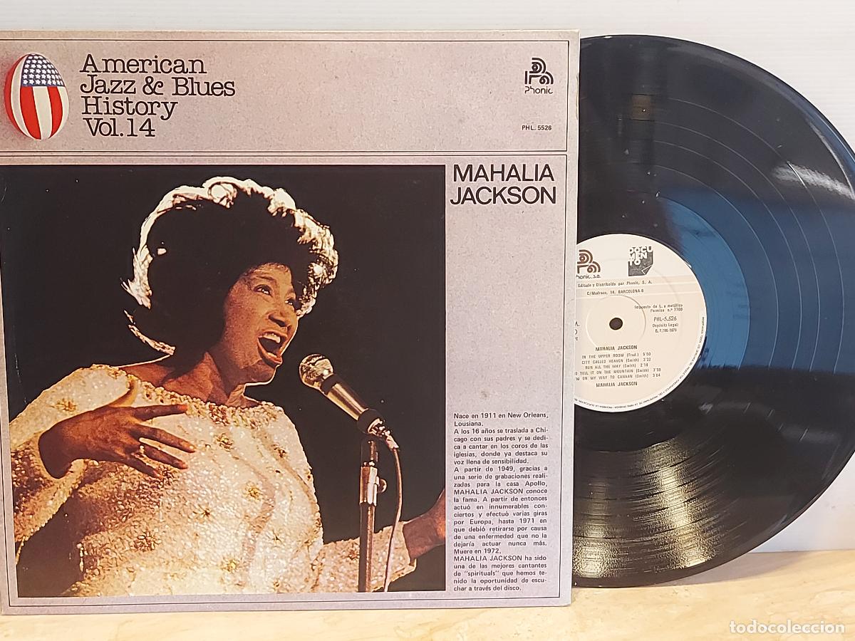 Discos de vinilo: AMERICAN JAZZ & BLUES / 14 / MAHALIA JACKSON / LP-PHONIC-1979 / MBC. ***