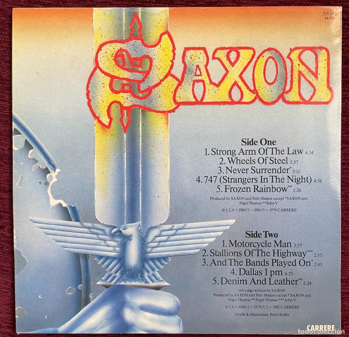 Discos de vinilo: Saxon &ndash; Strong Arm Metal - Foto 2