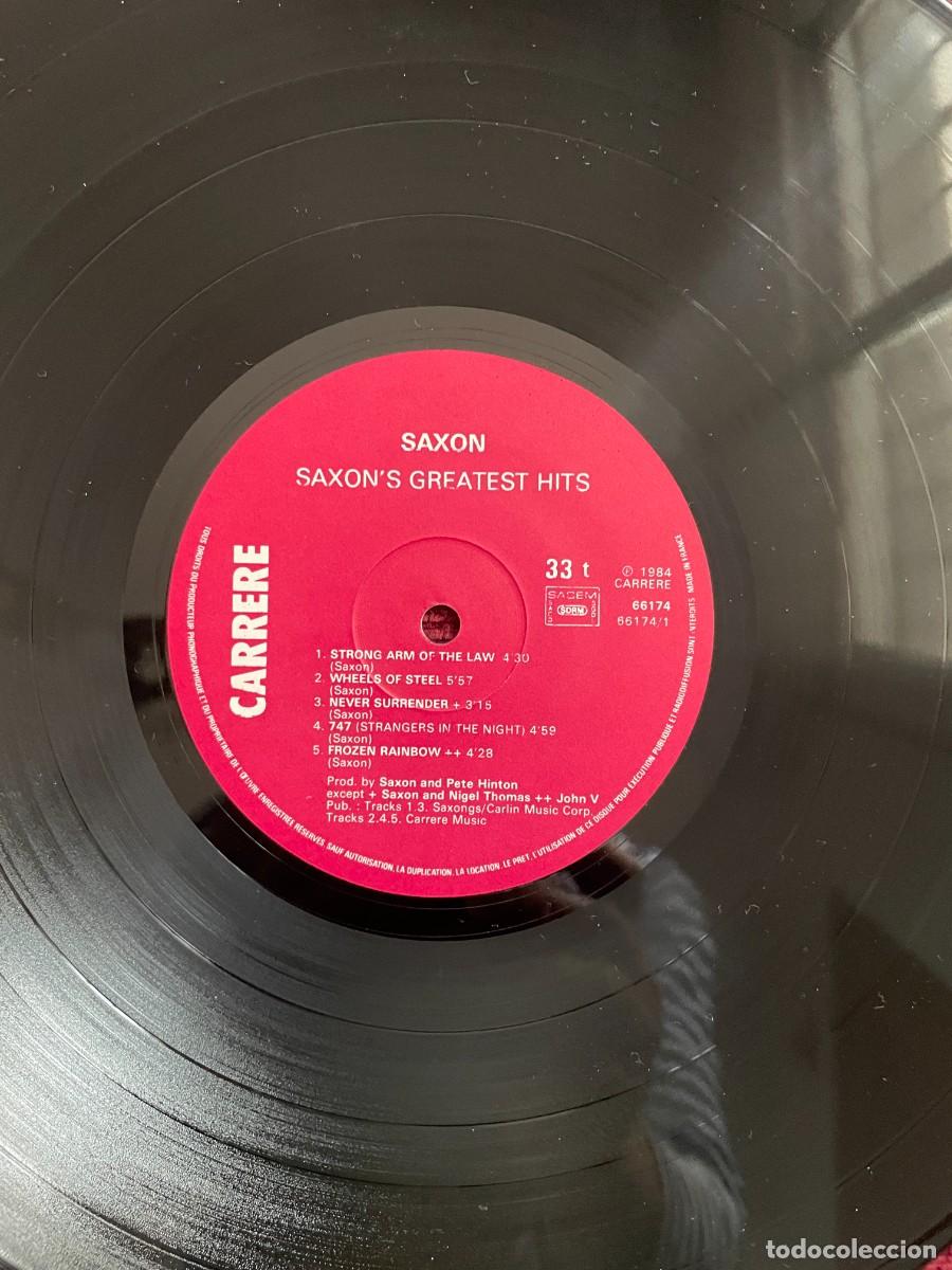 Discos de vinilo: Saxon &ndash; Strong Arm Metal - Foto 4