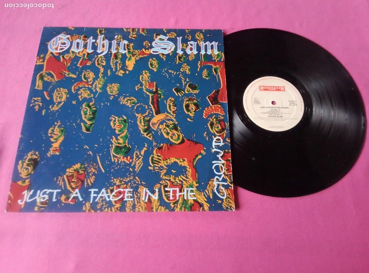 Discos de vinilo: GOTHIC SLAM JUST FACE IN THE CROWD 1989 LP L31 3