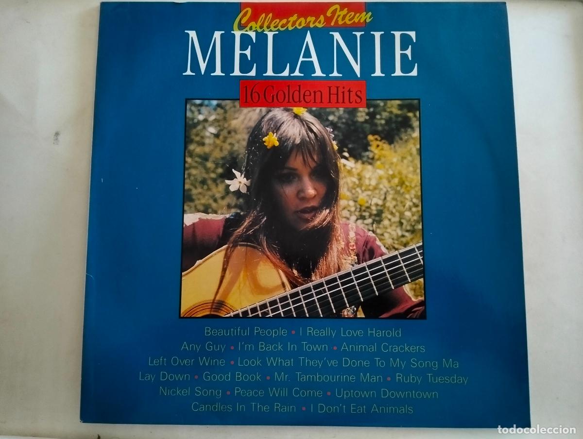 Discos de vinilo: MELANIE, DISCO LP 16 GOLDEN HITS, EDITADO ANTELOPE RECORDS, A&Ntilde;O 1987