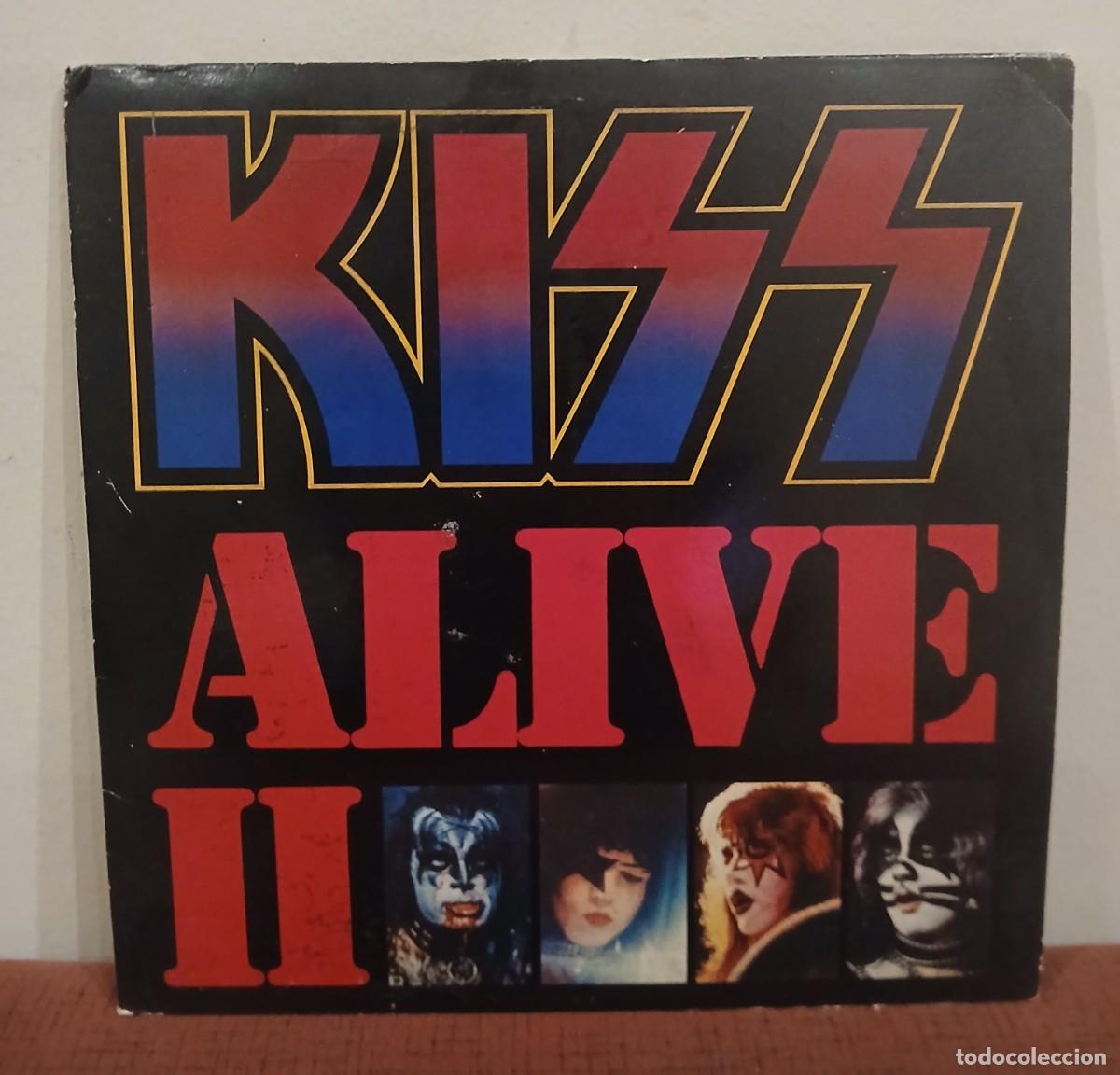Discos de vinilo: VINILO ALIVE 2 - LP DOBLE DE KISS CON VINILOS COMO NUEVOS Y PORTADA GATEFOLD