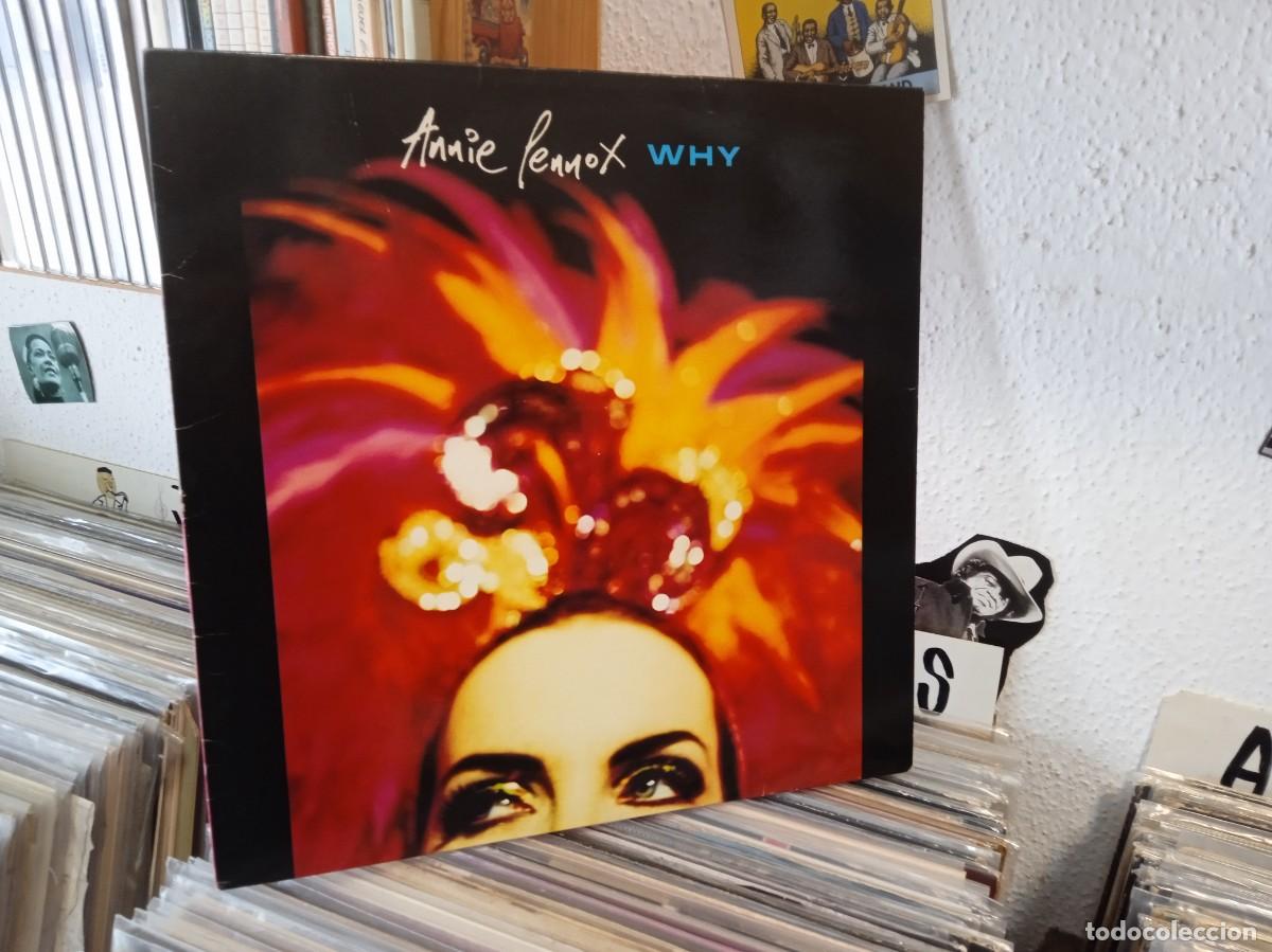 Discos de vinilo: Annie Lennox &ndash; Why. Maxi edici&oacute;n espa&ntilde;ola 1992.