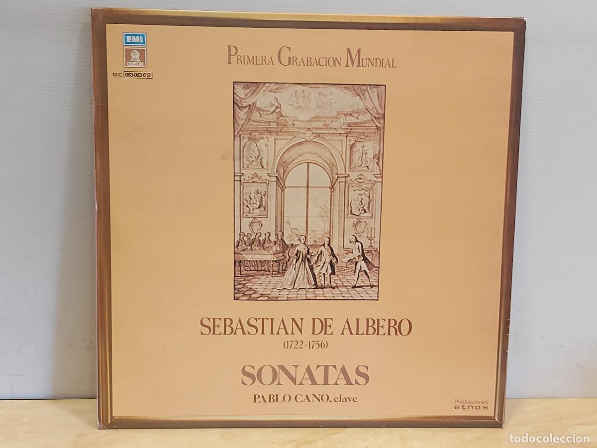 Discos de vinilo: SEBASTI&Aacute;N ALBERO (1722-1756) / SONATAS / PABLO CANO-CLAVE / LP-ODEON-1980 / VINILO DE LUJO*