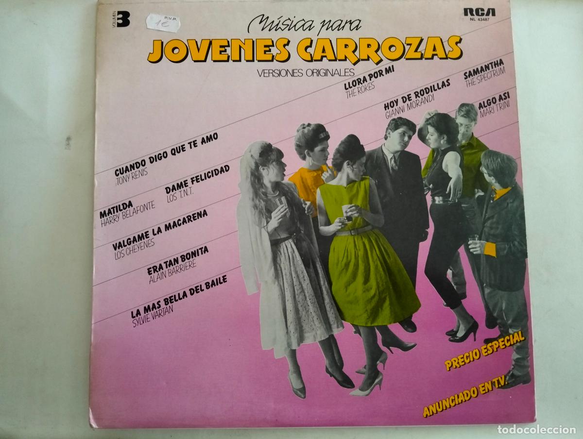 Discos de vinilo: MUSICA PARA JOVENES CARROZAS, DISCO LP, EDITADO RCA, A&Ntilde;O 1972