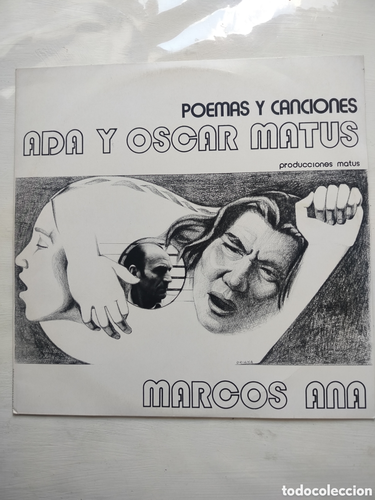 Discos de vinilo: Ada y Oscar Matus LP 1976