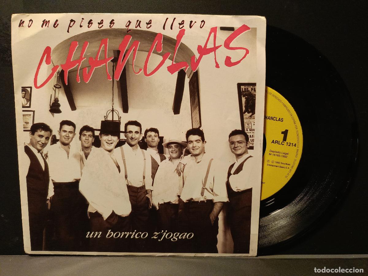 Discos de vinilo: NO ME PISES QUE LLEVO CHANCLAS. UN BORRICO Z'JOGAO. SINGLE / CBS-SONY - 1992 promo pepeto