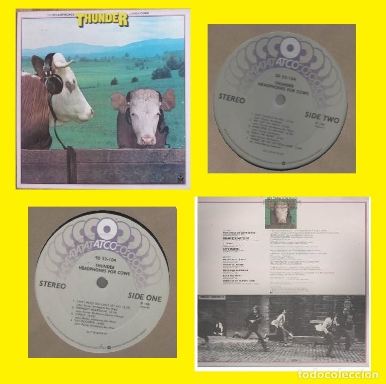 Discos de vinilo: thunder - Headphones For Cows 1981, , great sure&ntilde;o, org edt usa southern rock ATCO, IMPECABLE