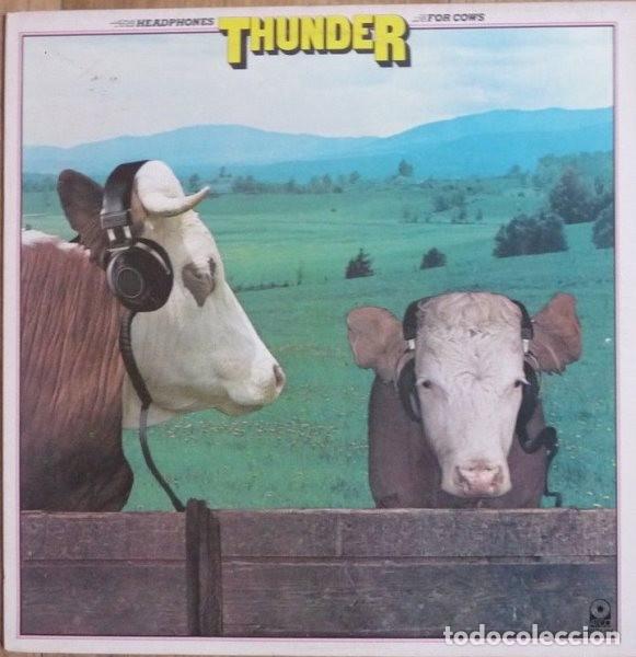 Discos de vinilo: thunder - Headphones For Cows 1981, , great sure&ntilde;o, org edt usa southern rock ATCO, IMPECABLE