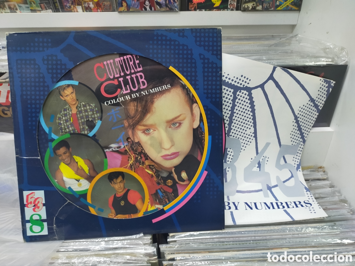 Discos de vinilo: Culture club LP picture disc colour by numbers 1983